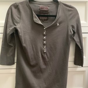 Women’s 3/4-Sleeve Henley Tee by Abercrombie